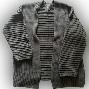 Chunky Knit Black Cardigan